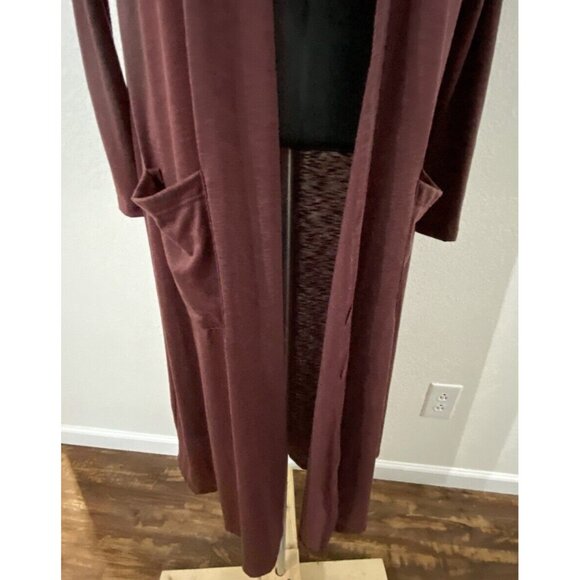 LuLaRoe Women Size XS Open Front Long Sleeve Stretch Cardigan Sweater - Picture 3 of 9